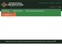 Tablet Screenshot of internationalpresentationassociation.org